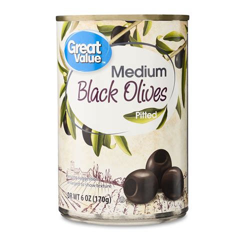 Medium Pitted Black Olives Information And Facts