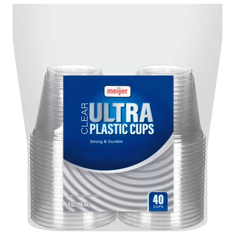 Meijer 9 Ounce Clear Plastic Cups 40 Ct Instacart Meijer 9 Ounce Clear Plastic Cups 40 Ct Instacart