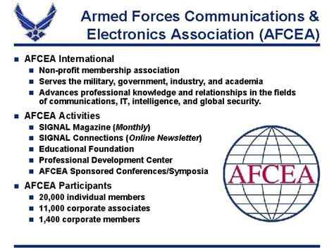 Members Of The Armed Forces Communications And Electronics Association