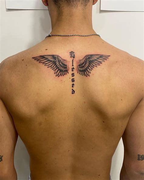 Mens Tattoo Wings