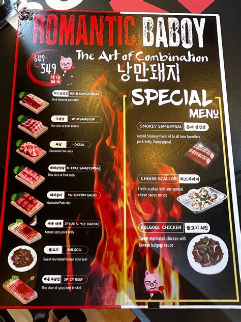 Menu At Romantic Baboy San Carlos Restaurant San Carlos City