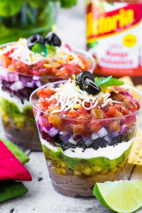 Mexican 7 Layer Dip Cups No More Double Dipping Mexican 7 Layer Dip Cups No More Double Dipping