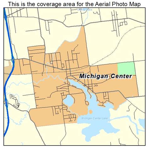 Michigan Center Mi Map
