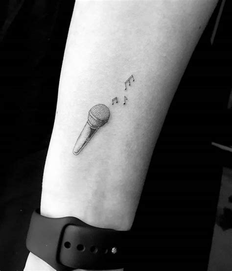 Microphone Tattoo Designs