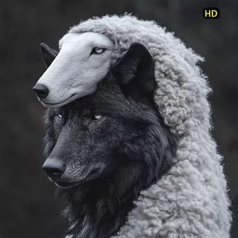 Midjourney A Wolf In Sheep S Clothing A Deceptive Nature Revealed