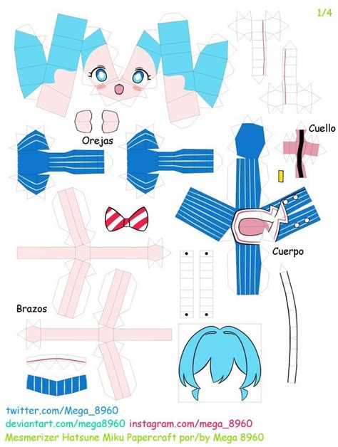 Miku Hatsune Mesmerizer Papercraft 2025