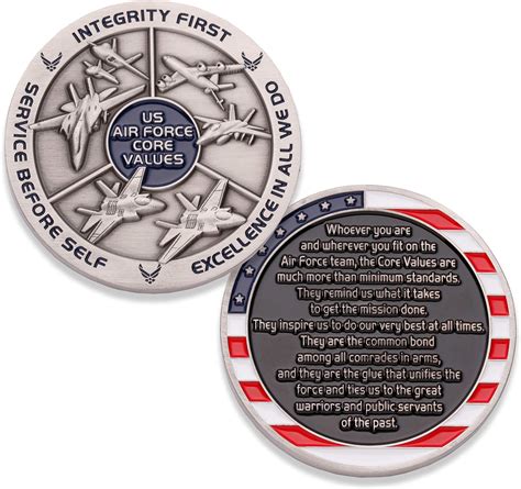 Military Gifts For Men Air Force Us Air Force Oath Challenge Coin