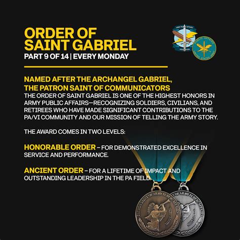 Military Order Of Saint Gabriel Army Public Affairs Association Military Order Of Saint Gabriel Army Public Affairs Association