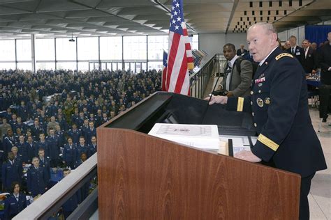 Military S Top Officer Stresses Character Trust Faith To Cadets Air Force Article Display