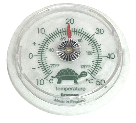 Mini Dial Thermometer 10 To 50 Degrees C Amp F Brannan