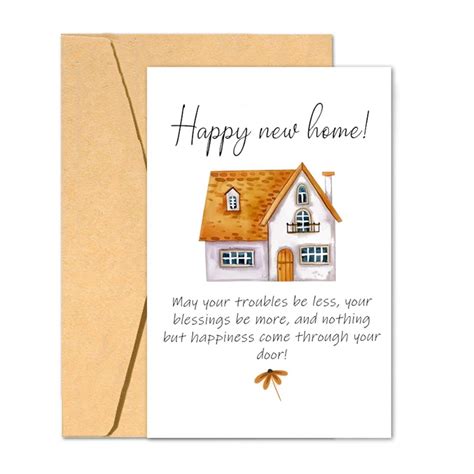 Mini Happy New Home Card Rose Amp Lyons
