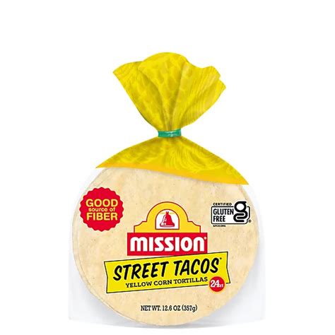 Mission Yellow Corn Tortillas Street Taco Size 24 Count Albertsons