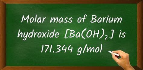 Molar Mass Barium Hydroxide Unveiled: Precise and Essential Chemistry Info