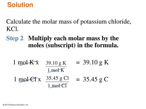 Molar Mass Kcl