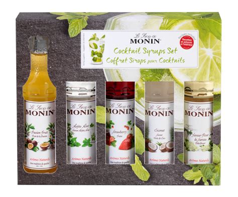Monin Cocktail Syrup Gift Set Bennett Opie