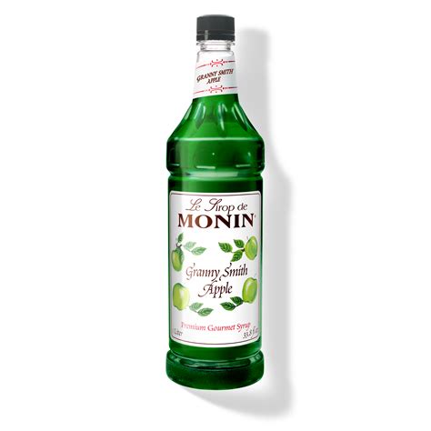 Monin Granny Smith Apple Syrup 1 Liter Plastic Bottle Monin Granny Smith Apple Syrup 1 Liter Plastic Bottle