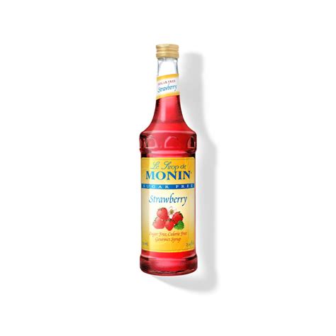 Monin Sugar Free Strawberry Syrup Barista Underground