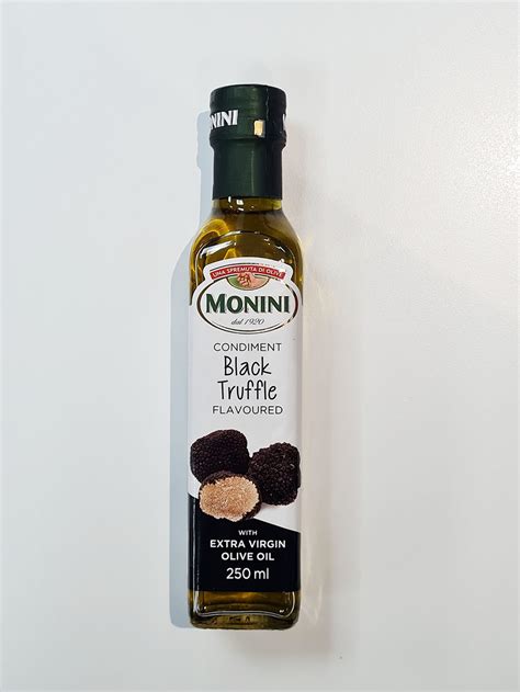 Monini Condiment Black Truffle Flavoured With Extra Virgin Olive Oil