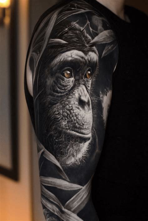Monkey Tattoo Design