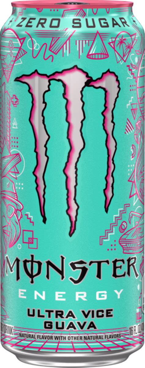 Monster Ultra Vice Guava Energy Drink 16 Fl Oz Dearborn Monster Ultra Vice Guava Energy Drink 16 Fl Oz Dearborn