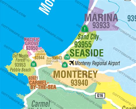 Monterey Ca Zip Codes