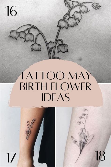 Month Of May Flower Tattoo At Owen Griver Blog Month Of May Flower Tattoo At Owen Griver Blog