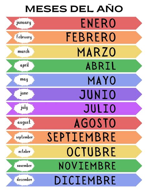 Learn Months of the Year in Spanish Easily