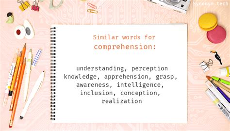 More 680 Comprehension Synonyms Similar Words For Comprehension More 680 Comprehension Synonyms Similar Words For Comprehension
