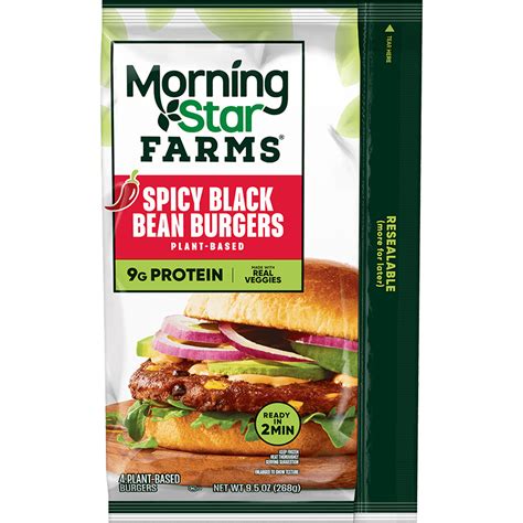 Morningstar Farms Veggie Burgers Chipotle Black Bean Smart Amp Final