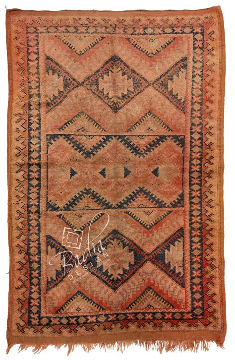 Moroccan Red Medium Size Rug With Geometric Designs From Badia Design Inc Moroccan Red Medium Size Rug With Geometric Designs From Badia Design Inc