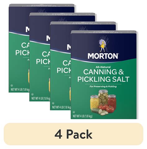 Morton Canning Amp Pickling Salt For Preserving And Pickling 4 Lb Box