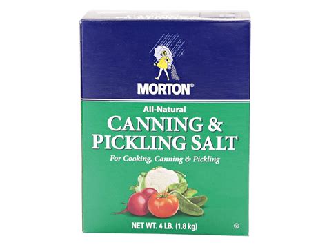 Morton Salt Morton All Natural Canning Amp Pickling Salt 4 Pound