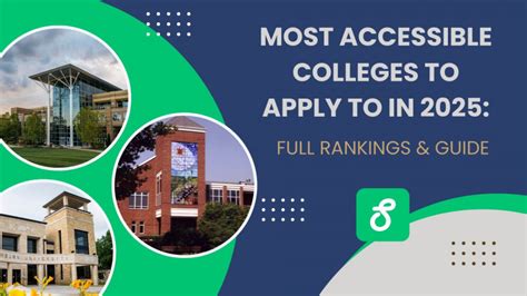 Most Accessible Colleges To Apply To In 2025 Full Rankings Guide
