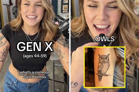 Most Common Tattoos For Millennials Gen X And Gen Z