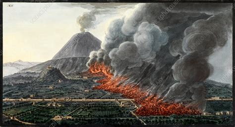 Mount Vesuvius Eruption 1760 1761 Album Alb3801439