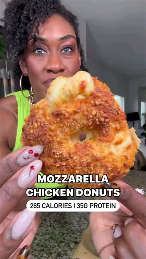 Mozzarella Chicken Donuts Recettes De Cuisine Recette Paleo Nourriture