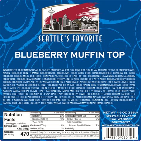 Muffin Tops 6 Pack Seattles Favorite