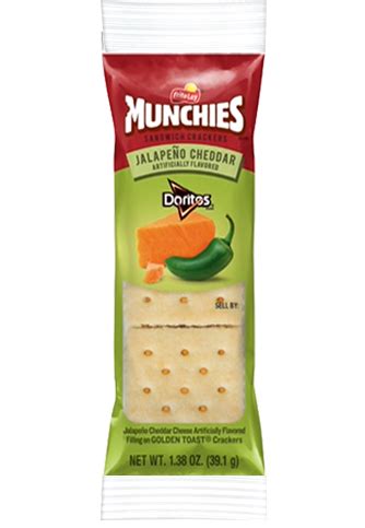 Munchies Jalape O Cheddar On Toast Crackers Fritolay