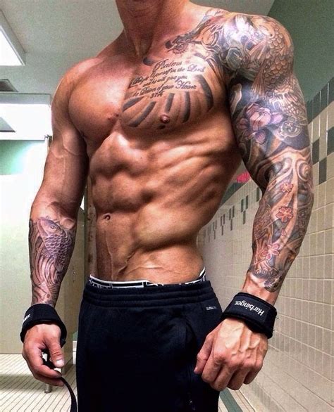 Muscle Men With Tattoos