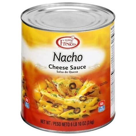 Muy Fresco Trans Fat Free Nacho Cheese Sauce 6 63 Pound 6 Per Case Muy Fresco Trans Fat Free Nacho Cheese Sauce 6 63 Pound 6 Per Case