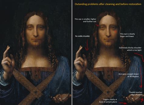 My Digitally Cleaned Salvator Mundi Art Crit By Eric Wayne
