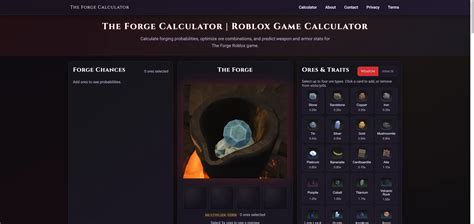 Mythril Ores The Forge The Forge Calculator