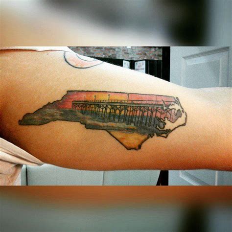 N North Carolina Tattoo Designs