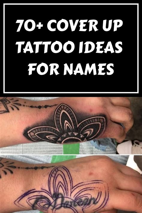 Name Cover Up Tattoos For Men
