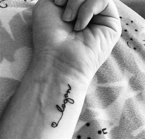 Name Tattoo On Wrist