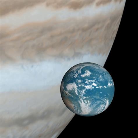 Nasa Svs Rotation Period Comparison Between Earth And Jupiter