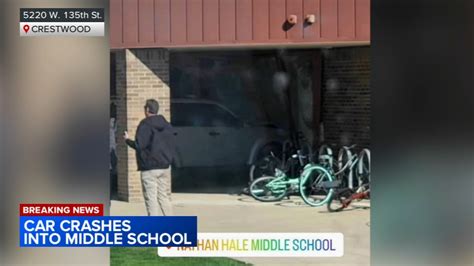 Nathan Hale Crestwood Photo Shows Aftermath Of Apparent Car Crash Into