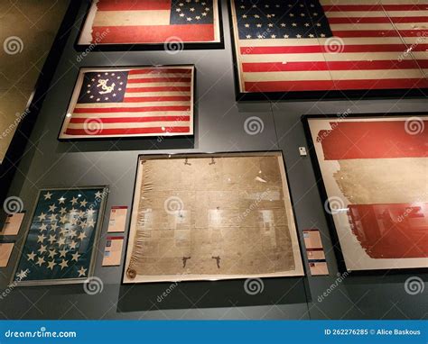 National Civil War Naval Museum In Columbus Ga Flag Wall Editorial