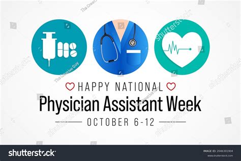 National Physician Assistant Week Observed Every Stock Vector Royalty Free 2044990436 Shutterstock