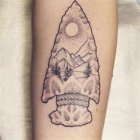 Native American Arrowhead Tattoo